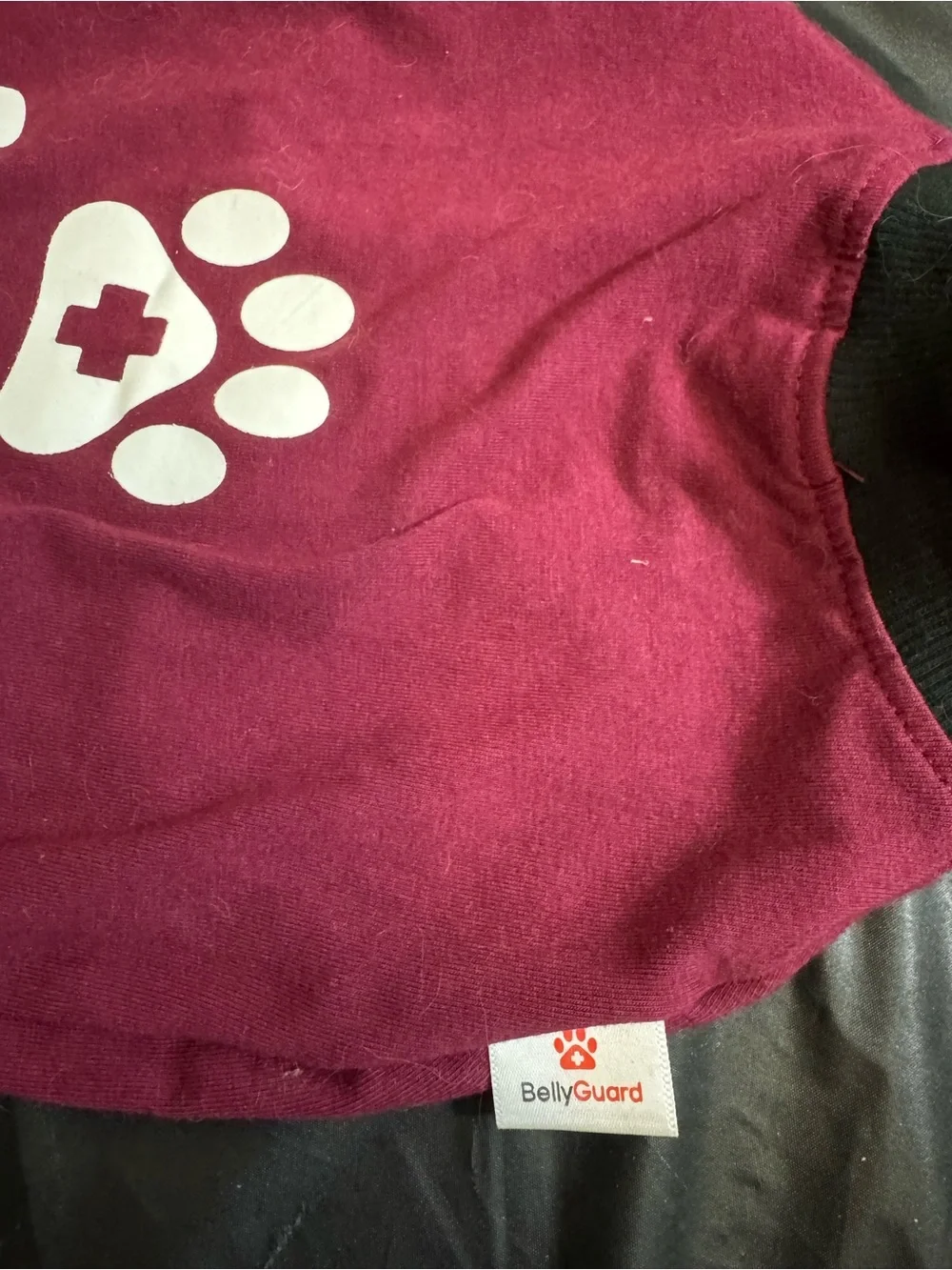 Ruff Life Healing Dog Shirt - Rose Plum Sz S NWOT